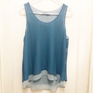 Calvin Klein Jeans Layered Flowy Tank Top Size Medium